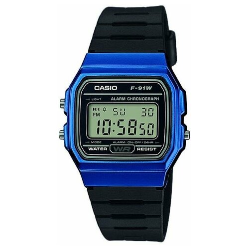 Наручные часы CASIO Collection, синий casio f 91wm 3adf casio f 91w 1dg casio f 91wm 2adf casio f 91wm 1bdf men wristwatch clock watch original