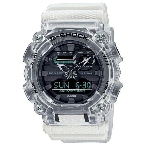 Наручные часы CASIO G-Shock GA-900SKL-7A, белый, черный наручные часы casio ga 900skl 7a бесцветный