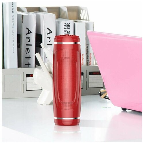 Портативная беспроводная Bluetooth колонка с фонариком блютуз V50 водонепроницаемая 172500₽