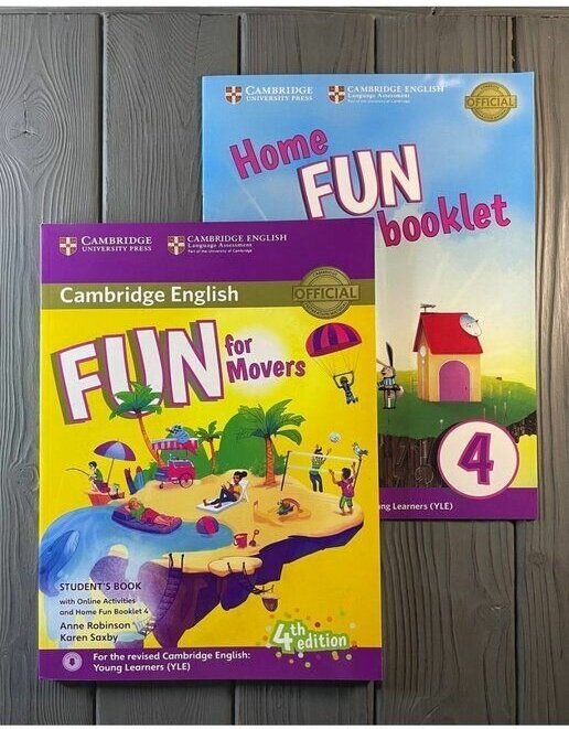 Cambridge English Fun for Movers 4th Edition Student's Book and Home Fun Booklet