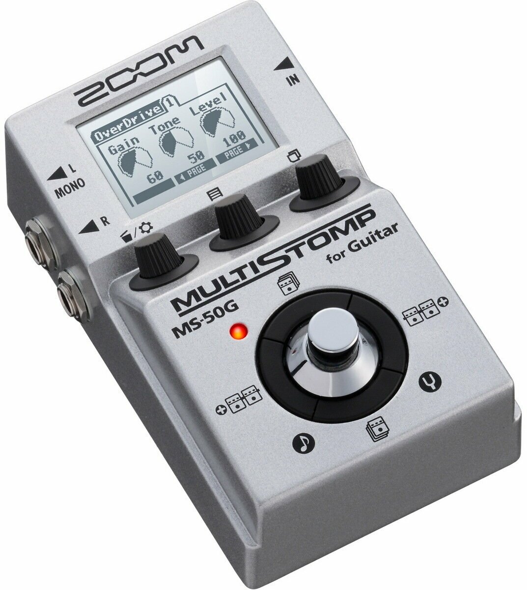 Zoom MS-50G компактная мульти педаль эффектов для электрогитары