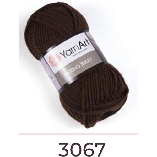 Пряжа для вязания Yarnart Merino Bulky 25% шерсть 75акрил;100гр-100м(1 моток)