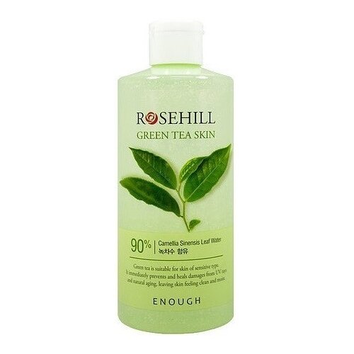 Тонер успокаивающий с экстрактом зеленого чая ENOUGH Rosehill Green Tea Skin 90% 300ml