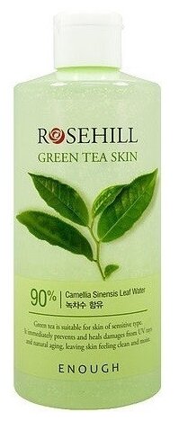 Тонер для лица с зелёным чаем Enough Rosehill Green Tea Skin 300ml