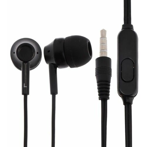 Наушники Blast BAH-217 Mobile вакуумные микрофон 35 мм 12 м черные 2 упаковки 31900₽