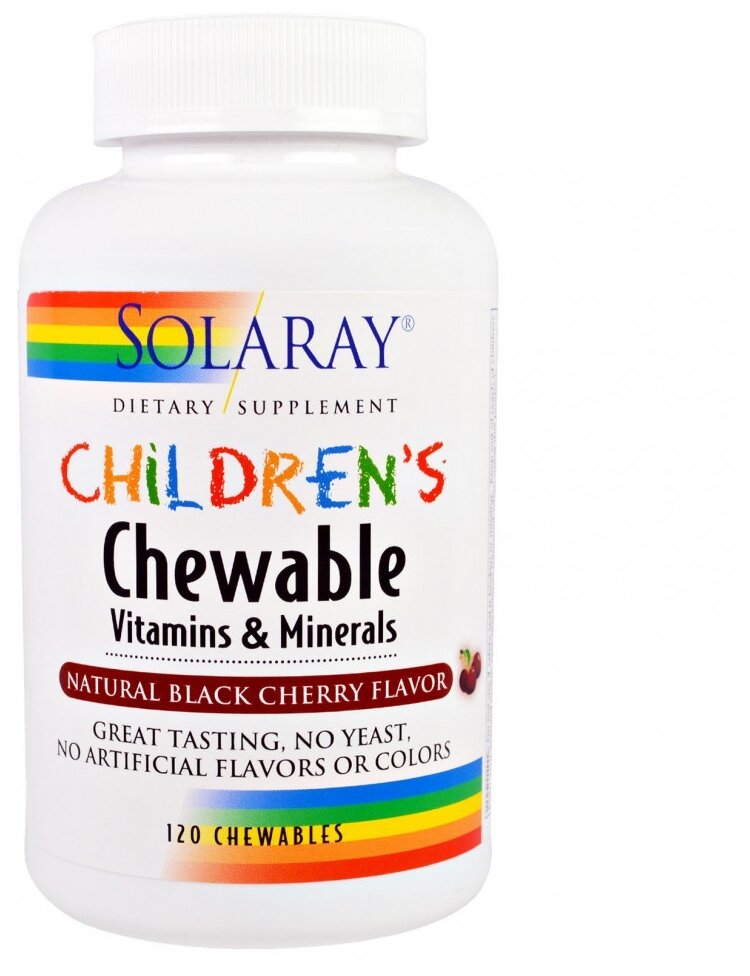 Таблетки Solaray Children's Vitamin & Minerals