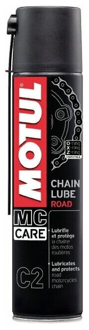 MOTUL 111649 Смазка для цепей С2 Chain Lube Road - 0,4 литра