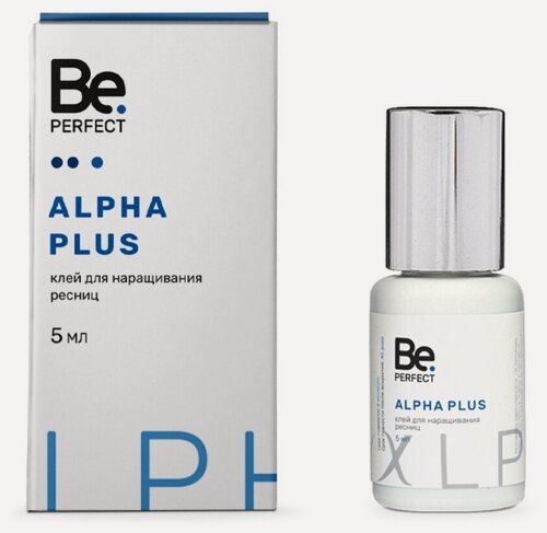 Изображение товара Клей для ресниц BePerfect, Alpha Plus, черный, смолистый, 5 мл