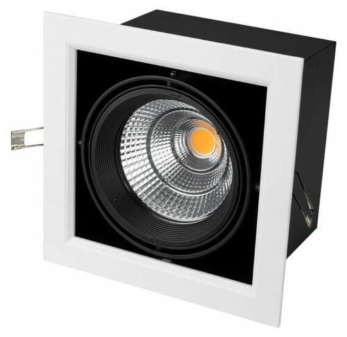 Встраиваемый светильник Arlight CL-KARDAN-S190x190-25W Day4000 (WH-BK, 30 deg) 026499