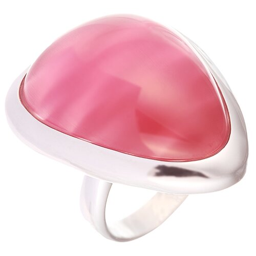 фото Element47 кольцо из серебра 925 пробы с аметистами синтетическими 30_014_510_031_pus_wg, размер 18