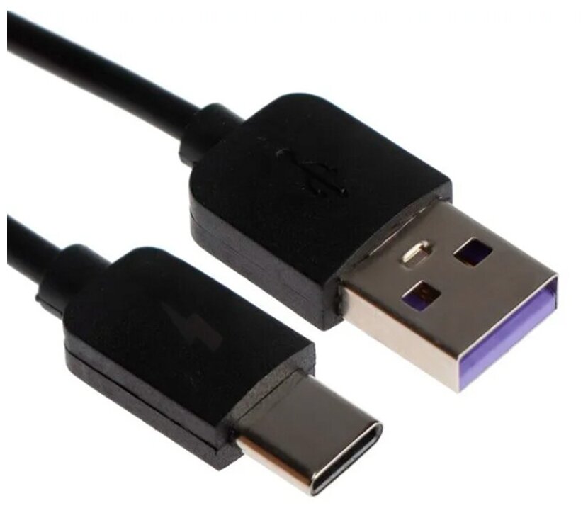 Data-кабели Exployd Кабель Exployd EX-K-1391 Type-C - USB 2.4 А 0.25 м силиконовая оплетка черный