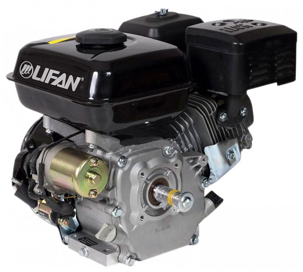 Двигатель бензиновый Lifan 177F D25 7А (9л. с 270куб. см вал 25мм ручной старт катушка 7А)