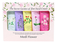 Набор Medi Flower The secret garden of five hand cream