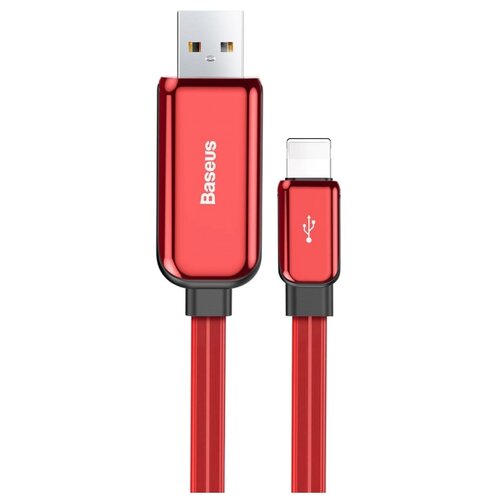 фото Кабель Baseus Glowing USB - Lightning (CALLG) 1 м красный