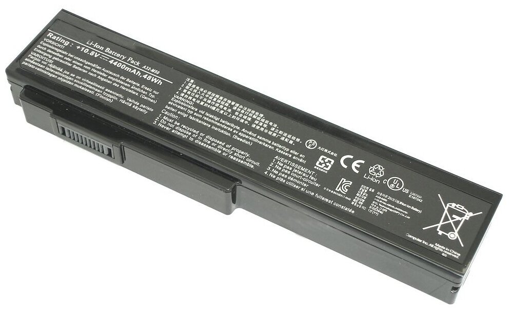Аккумулятор для ноутбука Asus M50, M60, G50, G60, X55, X57, N43S, N52, N61VF Series. 11.1V 5200mAh A32-M50, A33-M50