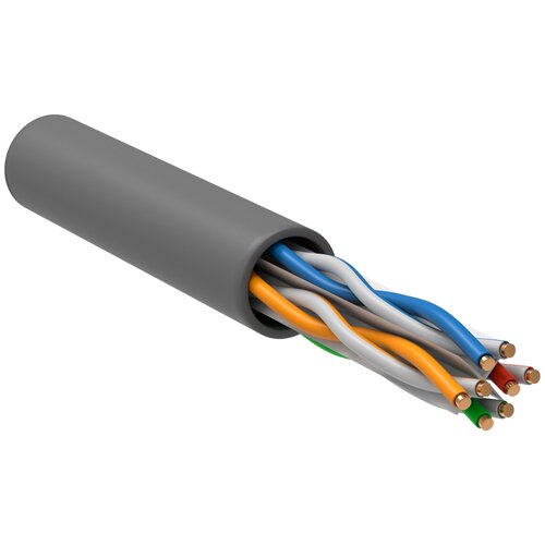 ITK Кабель связи витая пара U/UTP (23AWG) кат.6 4х2 LSZH (305м) (м) ITK LC1-C604-121