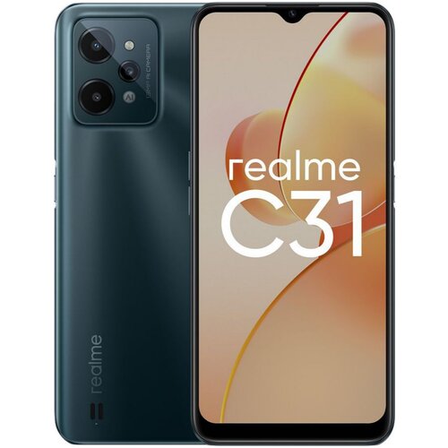 Смартфон realme C31 3/32 ГБ Global, Dual nano SIM, темно-зеленый