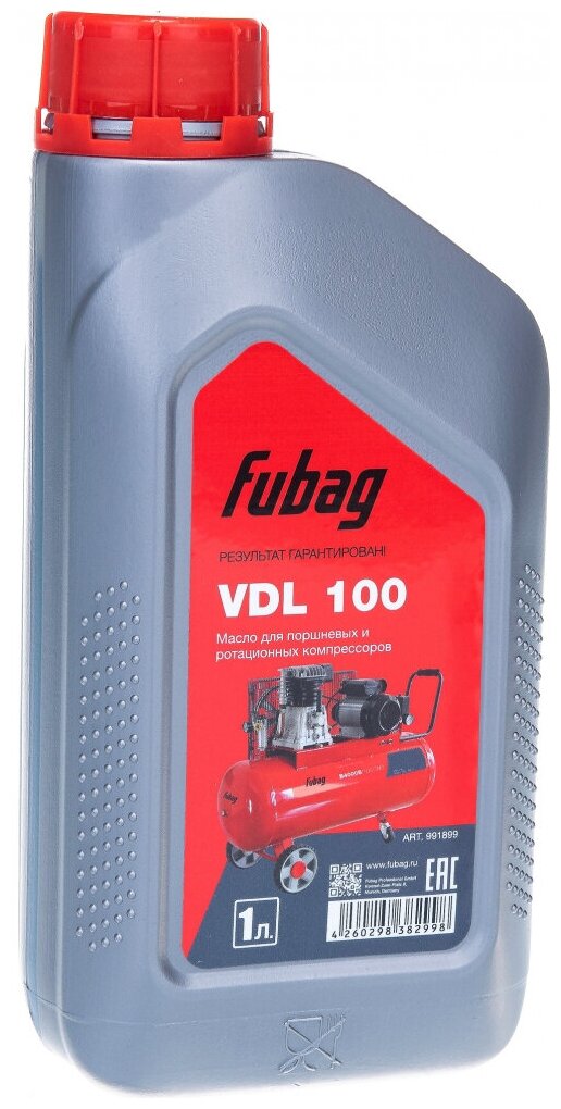 Масло для поршневых компрессоров FUBAG VDL 100