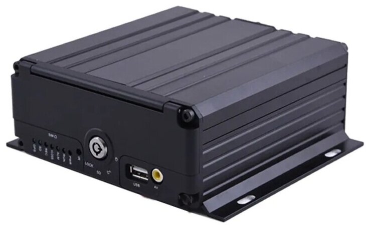 Автомобильный видеорегистратор на 4 видеокамеры для транспортного средства1080p(FullHD) запись на HDD