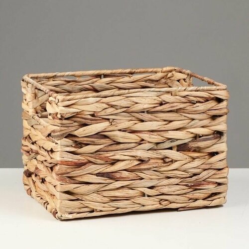 Корзина стеллажная Золотистый колос 25х19х17 см песочный 3490₽