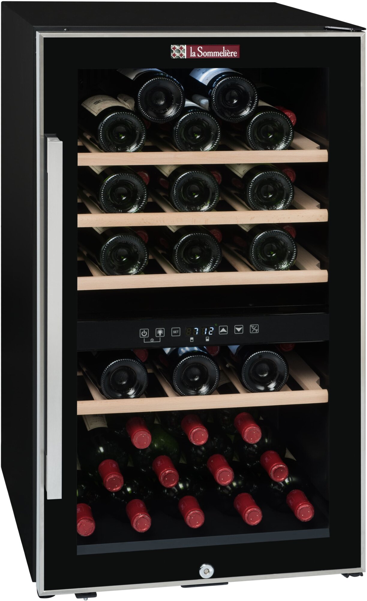 Двухзонный винный шкаф, LaSommeliere модель ECS50.2Z
