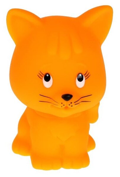 Игрушка для ванной Капитошка Котик, LXB336_340-2, оранжевый
