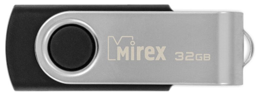 Флешка USB 4Gb Mirex Swivel 13600-FMURUS04 черный - фото №14