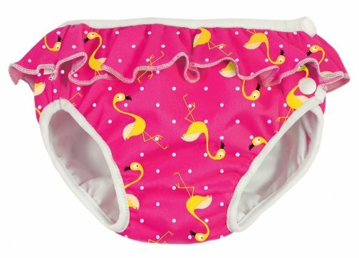 ImseVimse трусики Swim Diapers M (7-10 кг) 1 шт., Pink flamingo