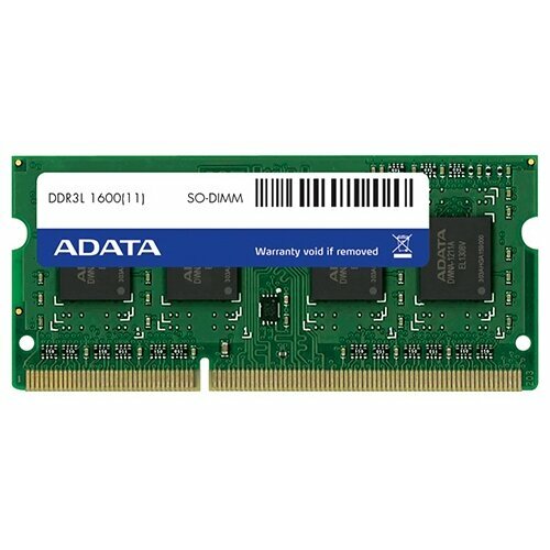 Оперативная память ADATA 2 ГБ DDR3L 1600 МГц SODIMM CL11 AM1L16BC2P1-B2BS оперативная память amd 2 гб ddr3l 1600 мгц sodimm cl11 r532g1601s1sl u