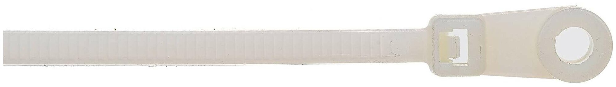 Стяжки пластиковые с монтажным отверстием NYTH-150x3.2 мм - фотография № 5
