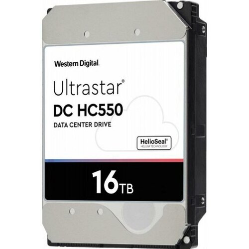 Жесткий диск Western Digital Ultrastar DC HС550 HDD 35 SATA 16Тb WUH721816ALE6L4 0F38462 4465300₽