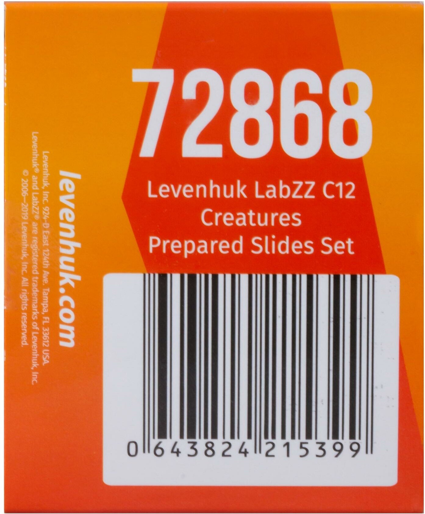 Набор микропрепаратов Levenhuk LabZZ C12 3предм. оранжевый/красный/фиолетовый (72868) - фото №11