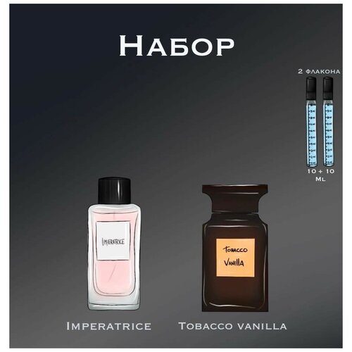 Духи набор crazyDanKos L'Imperatrice императрица + Tobacco Vanille (Спрей 10+10 мл)
