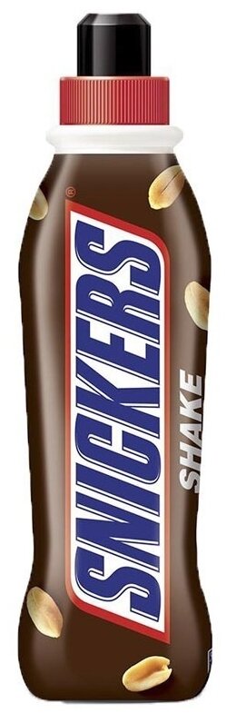 Молочный коктейль Mars Snickers Shake 350 мл - фотография № 1