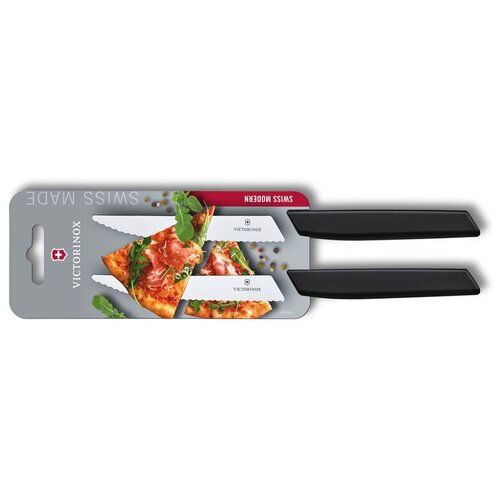 Набор из 2 ножей для стейка и пиццы Swiss Modern 12 см VICTORINOX 6.9003.12WB