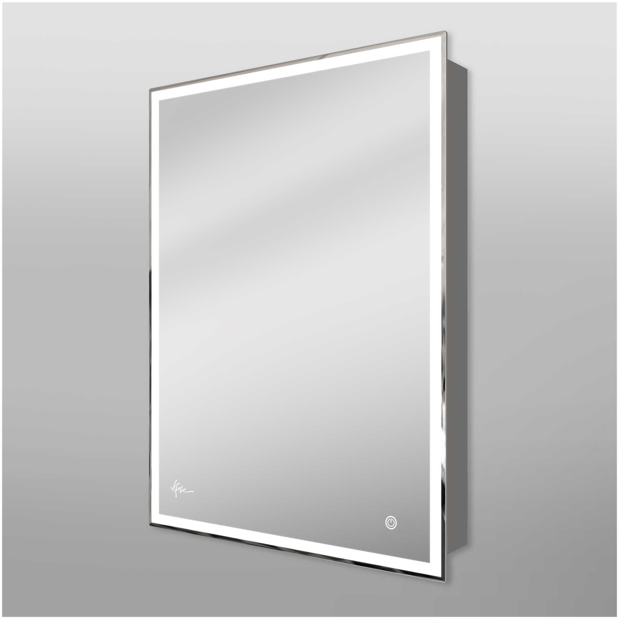 Зеркало шкаф с подсветкой и полками в ванную комнату Boston 60х80 см / Навесной белый шкаф правый / Настенное интерьерное зеркало для ванной комнаты - фотография № 5