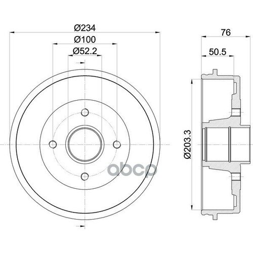 Барабан Тормозной Задн Logan Ls_ Sandero Platina 19 BC53_ 19 BC53_ 19 I BC53_ 19 I Cha Mintex арт mbd044 4486₽
