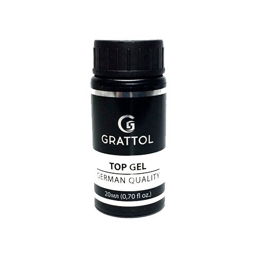 фото Grattol верхнее покрытие rubber top gel, 20 мл