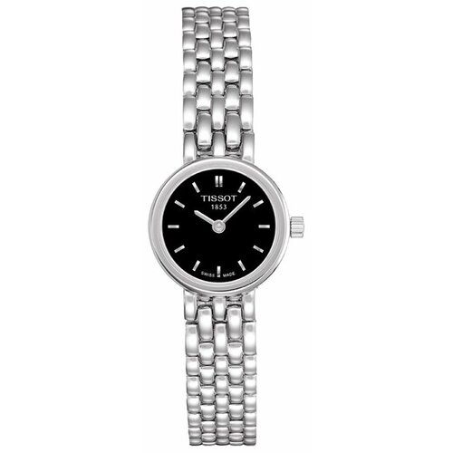 Наручные часы TISSOT T-Lady, черный, серебряный