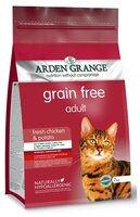 Корм для кошек Arden Grange (2 кг) Adult Cat курица и картофель сухой корм беззерновой, для взрослых