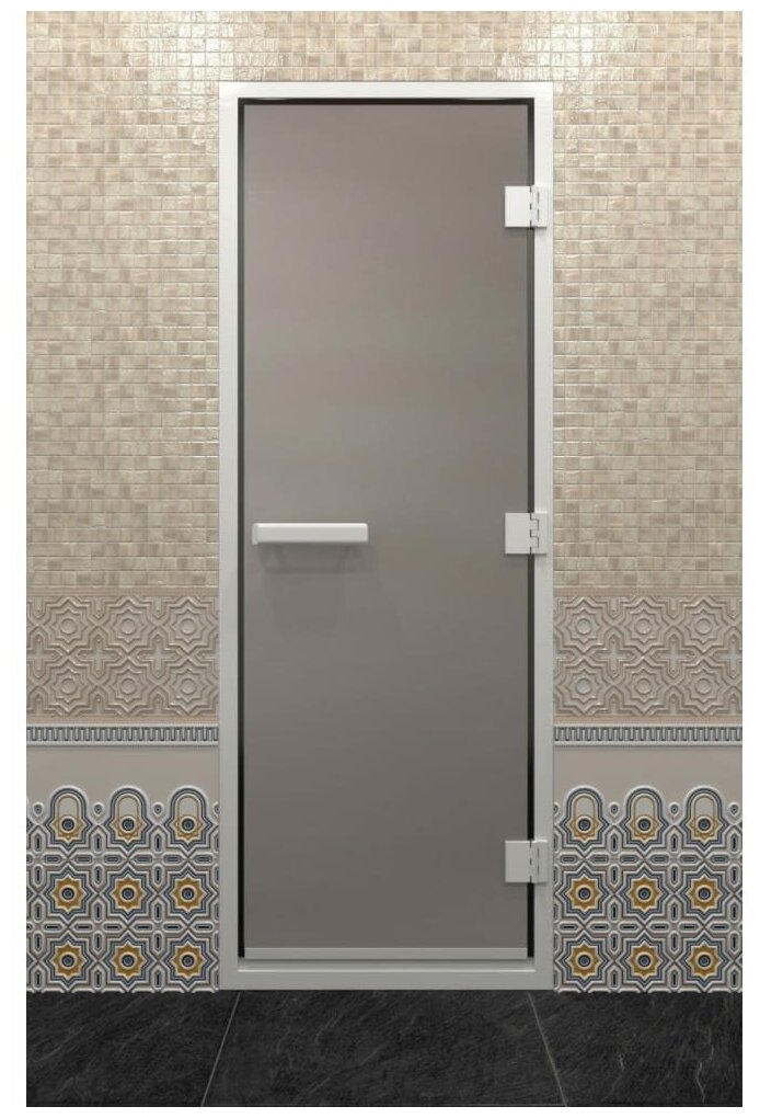 фото Дверь для бани "Хамам сатин" 2000х800 мм. Правая (петли справа)