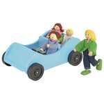Игровой набор Melissa &amp; Doug Road Trip! Wooden Car &amp; Pose-able Passengers 2463 - изображение