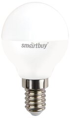 Smartbuy шар P45 E14 5W(400lm) 4000K 4K матовая пластик SBL-P45-05-40K-E14