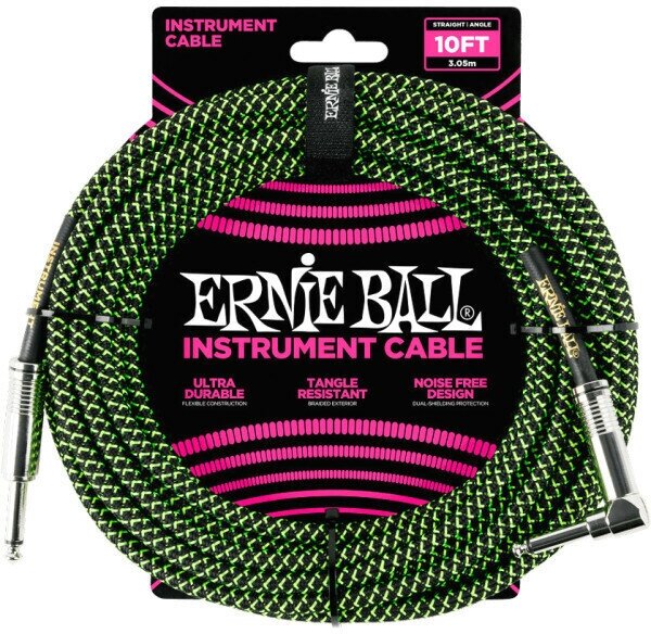 Ernie Ball 6077 Кабель инструментальный 3,05 м