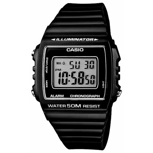 Наручные часы CASIO Collection CASIO Collection W-215H-1A, черный, серый