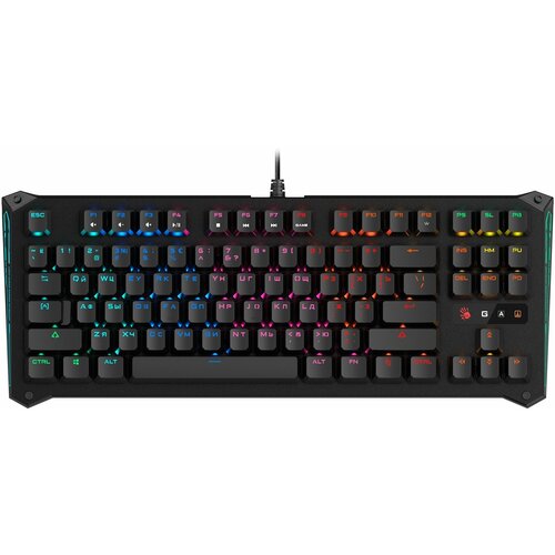 Клавиатура A4Tech Bloody B930 механическая черный USB for gamer LED 982800₽