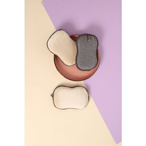 Набор скраб-спонжей 3 штуки