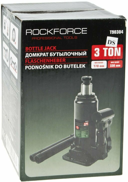 Бутылочный домкрат RockForce - фото №5