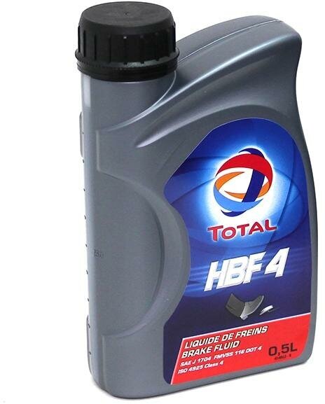 Жидкость тормозная DOT-4 TOTAL HBF-4 0,5 л