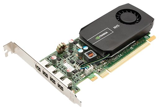 Видеокарта PNY Quadro NVS 510 PCI-E 3.0 2048Mb 128 bit (VCNVS510VGA-PB)
